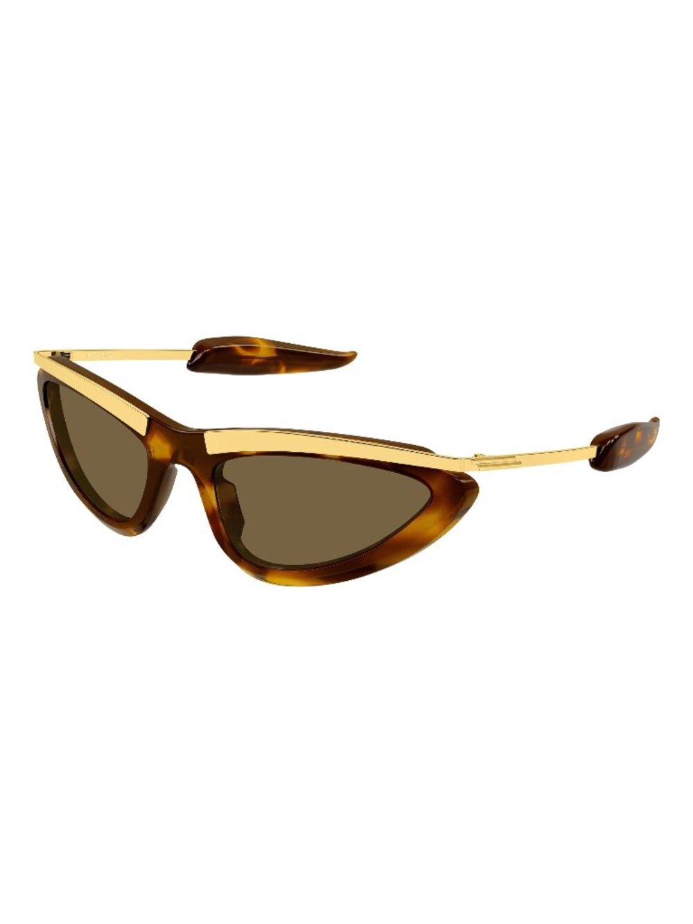 New Bottega Veneta Women's Sunglasses Havana Brown Lens Acetate Frame BV1477S 58
